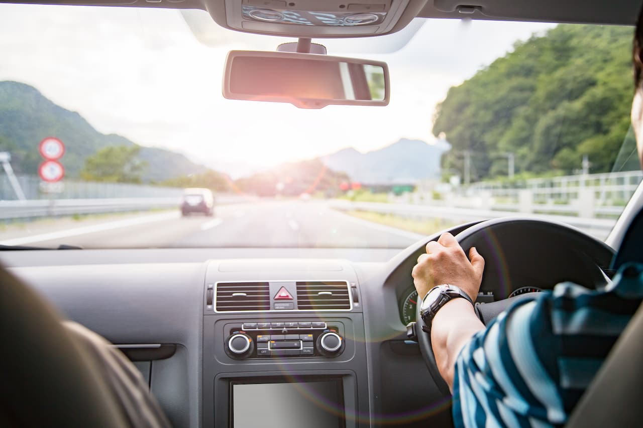 運転中の風景